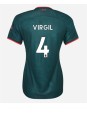 Liverpool Virgil van Dijk #4 Ausweichtrikot für Frauen 2022-23 Kurzarm